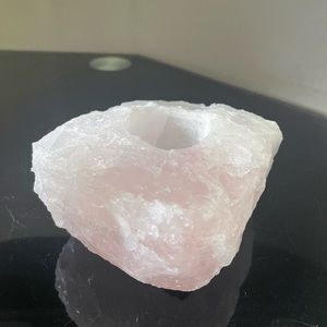 Pink Crystal Votive Candle Holder